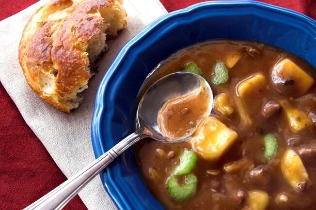 zupa z bułką na zapalenie żołądka