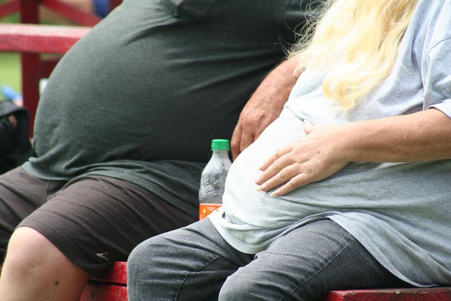 otyłych ludzi i potrzeba schudnięcia